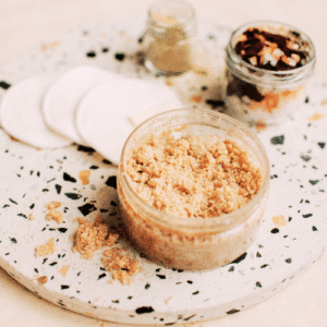 how to make a coffee body scrub