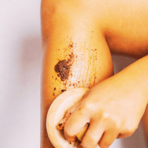 body scrub coffee and coconut oil